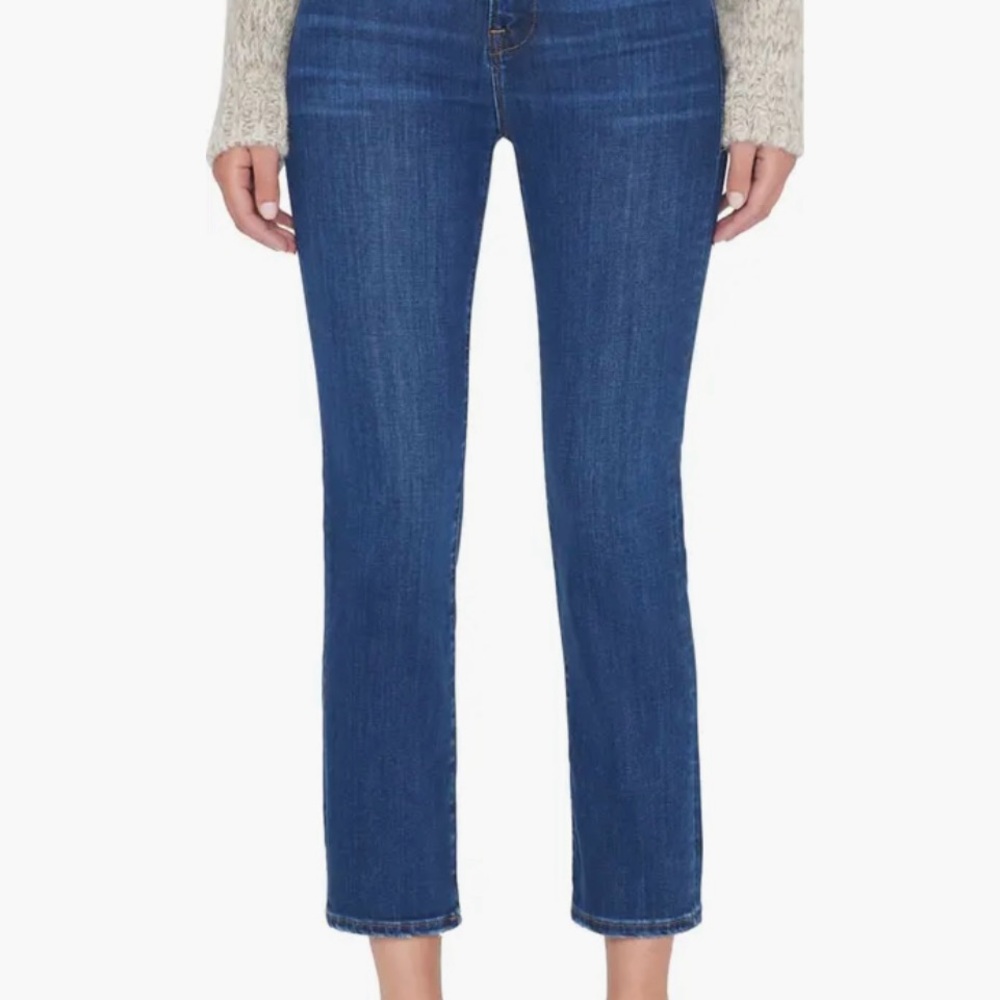 Frame Denim Le High Straight Leg Jeans in (Blue) Majesty (US 29 = US 8)